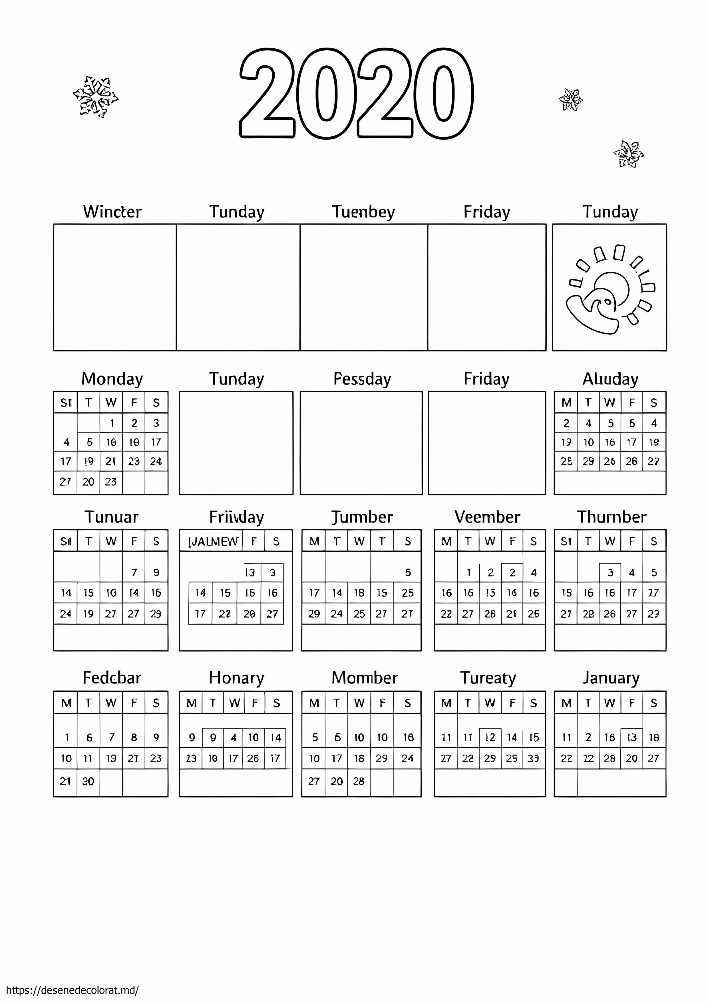 Calendarul 2020