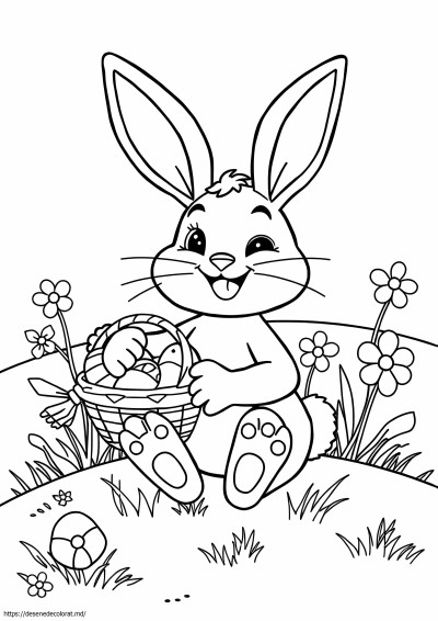 Iepuraș de Paște de desene animate