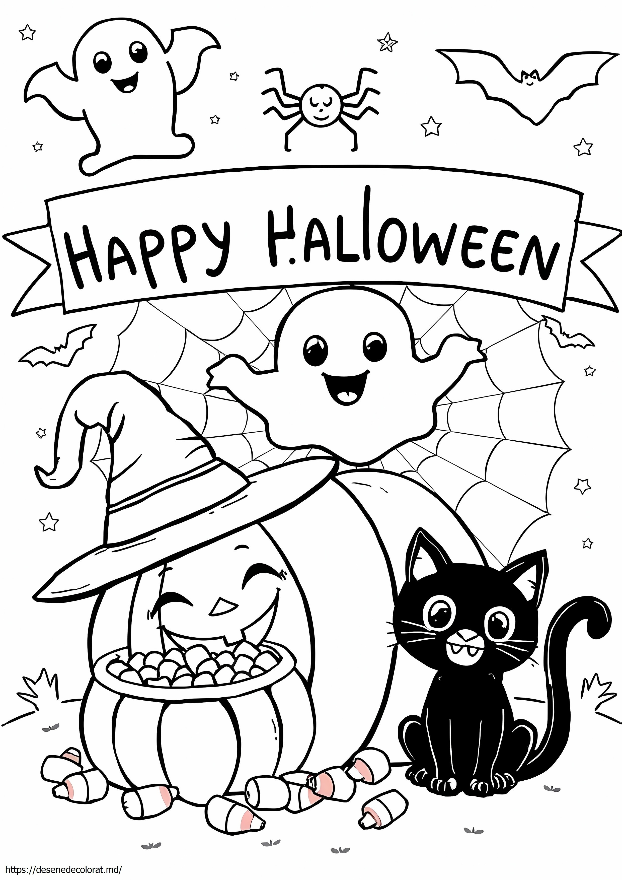 Drăguț fericit Halloween