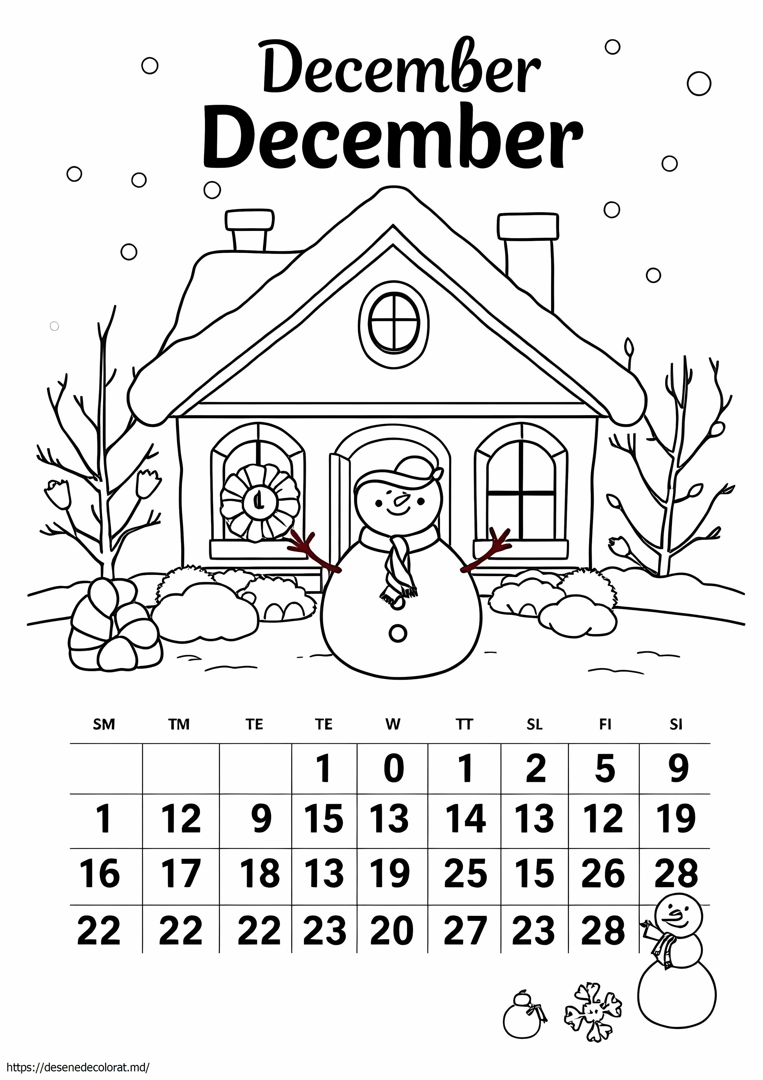 Calendarul decembrie