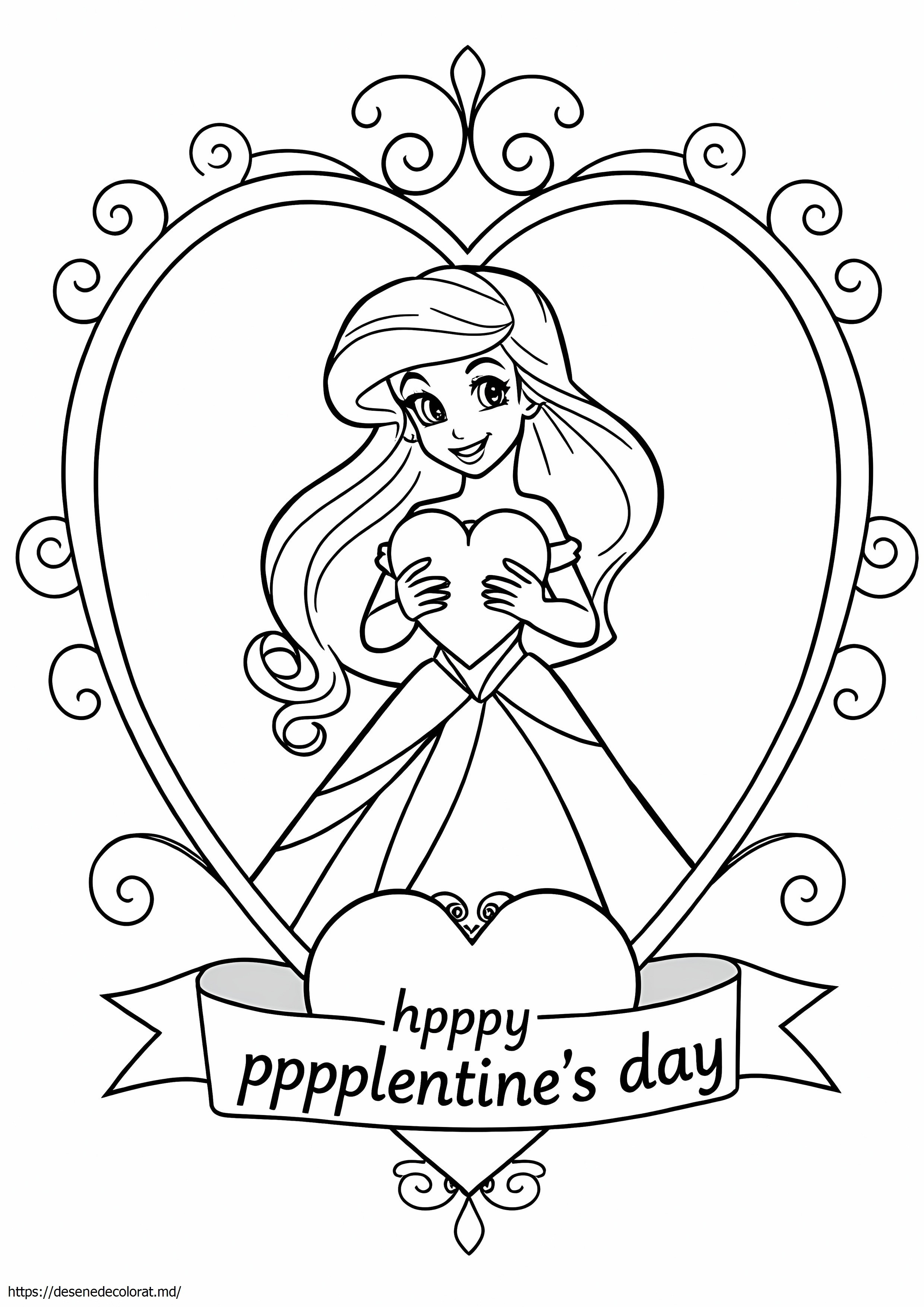 Prințesa disney valentine