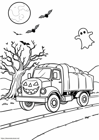Camion de Halloween