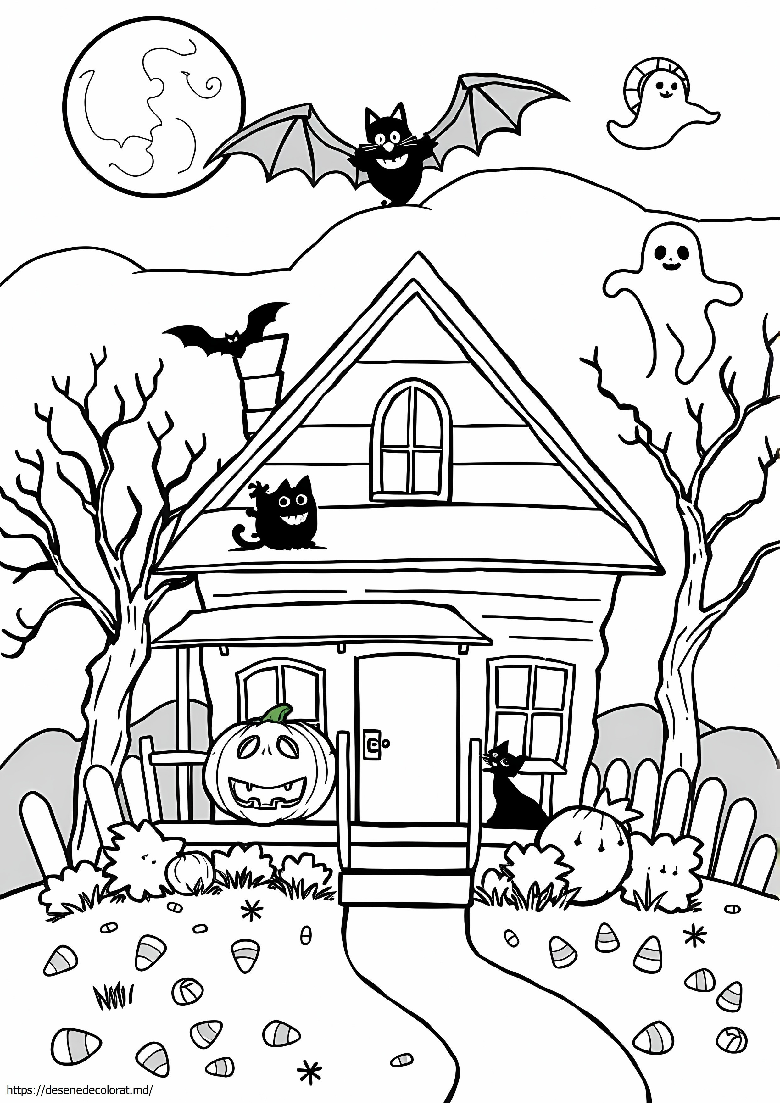 Scena de Halloween