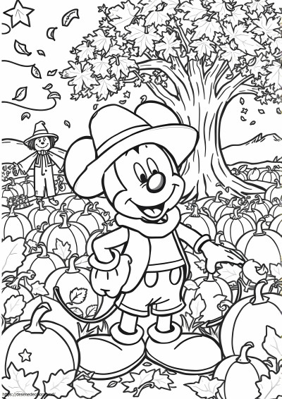Toamna mickey mouse