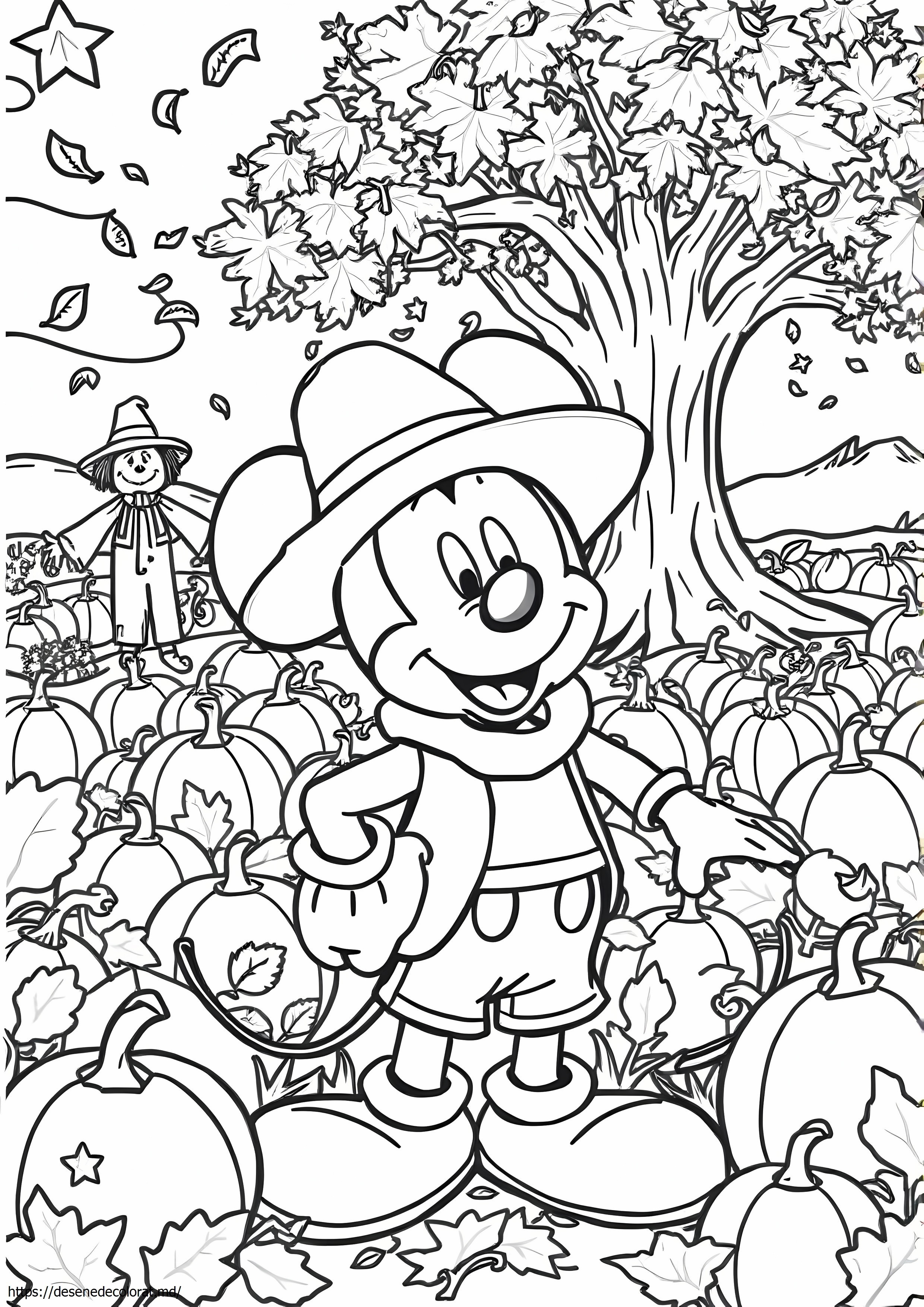 Toamna mickey mouse