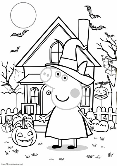 Peppa pig de Halloween