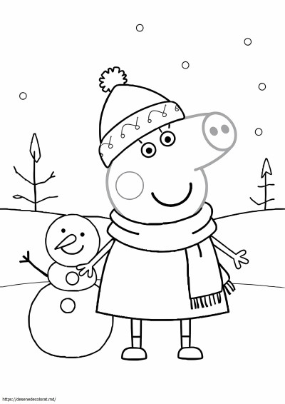 Peppa pig iarna