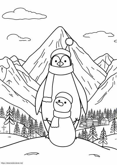 Pinguin de iarnă