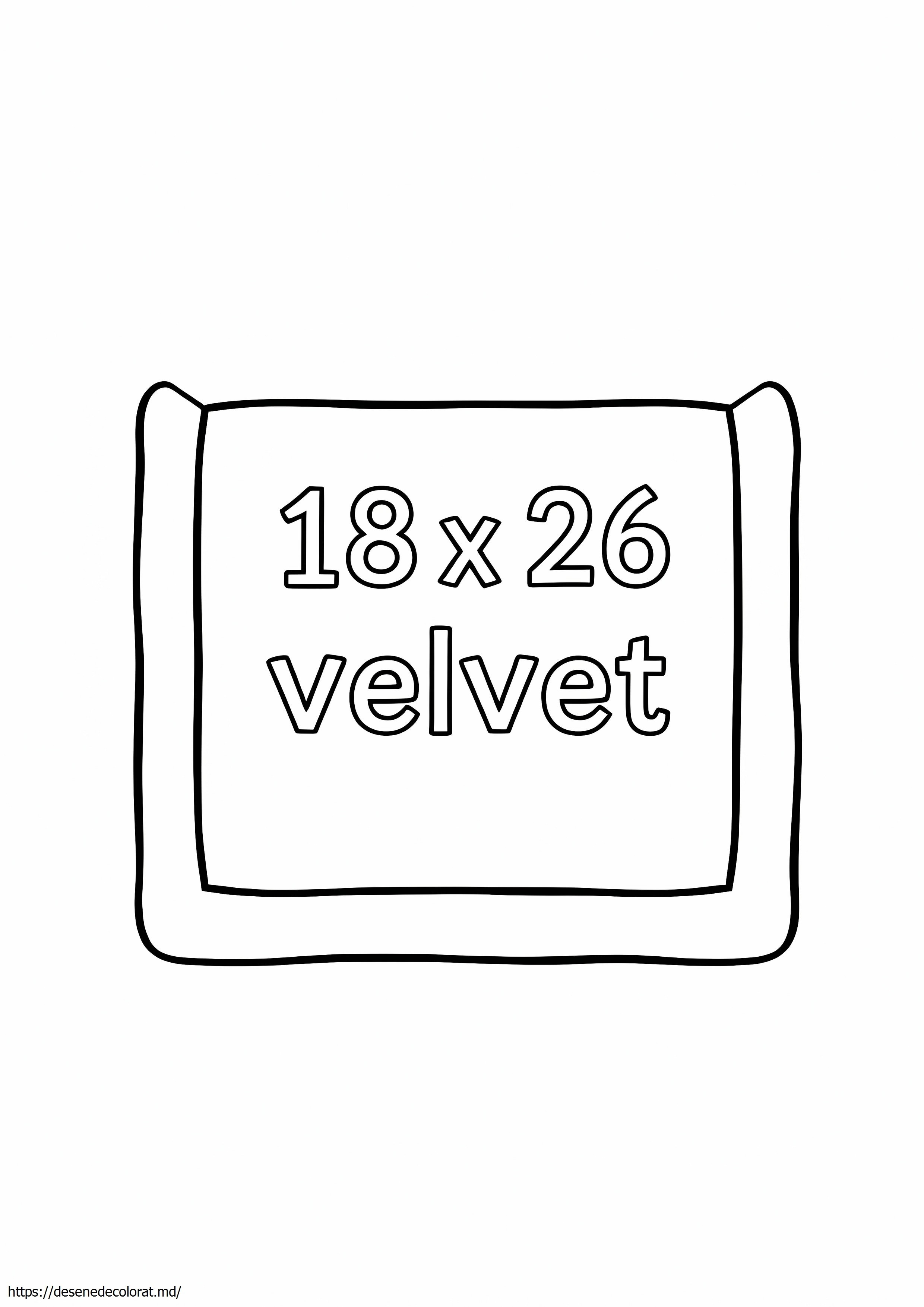 18 x 26 catifea