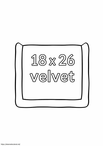 18 x 26 catifea