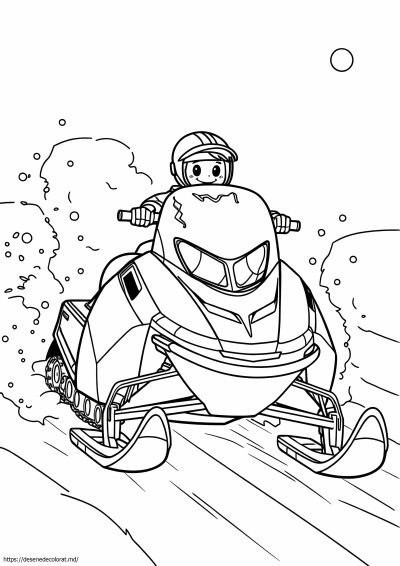 Snowmobilul pisica arctică
