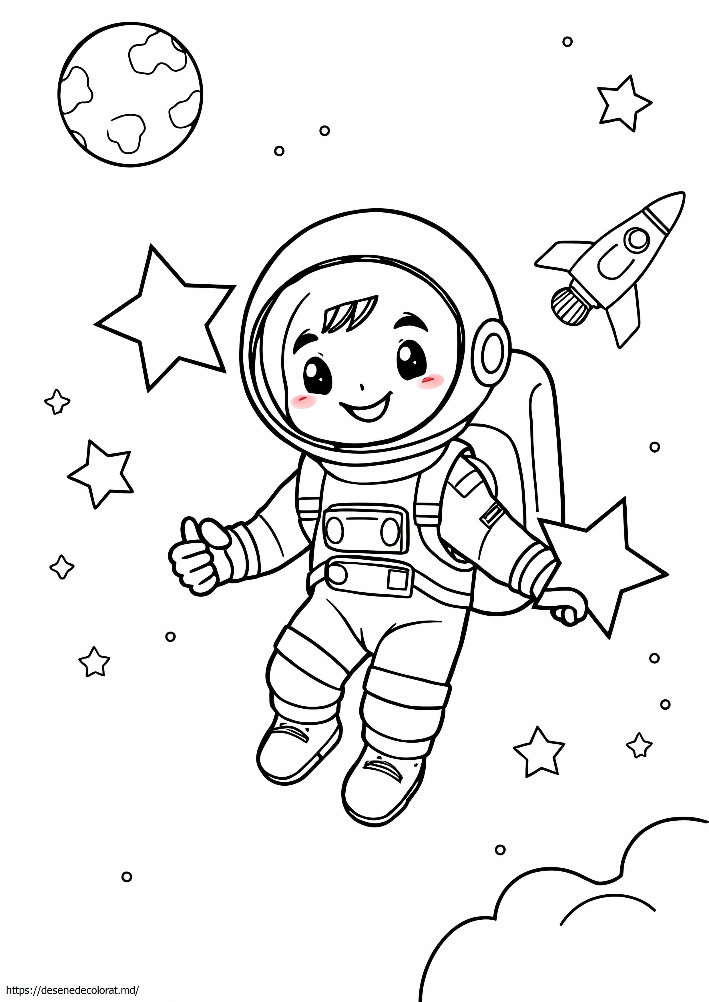Astronaut în spațiu