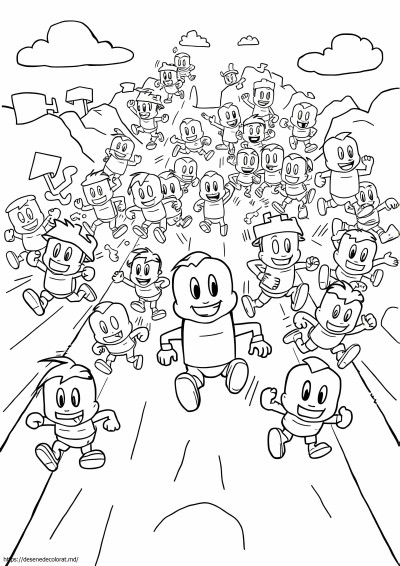 Dibujos para colorear stumble guys