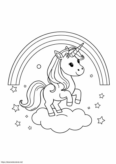 Pentru a colorir unicorn
