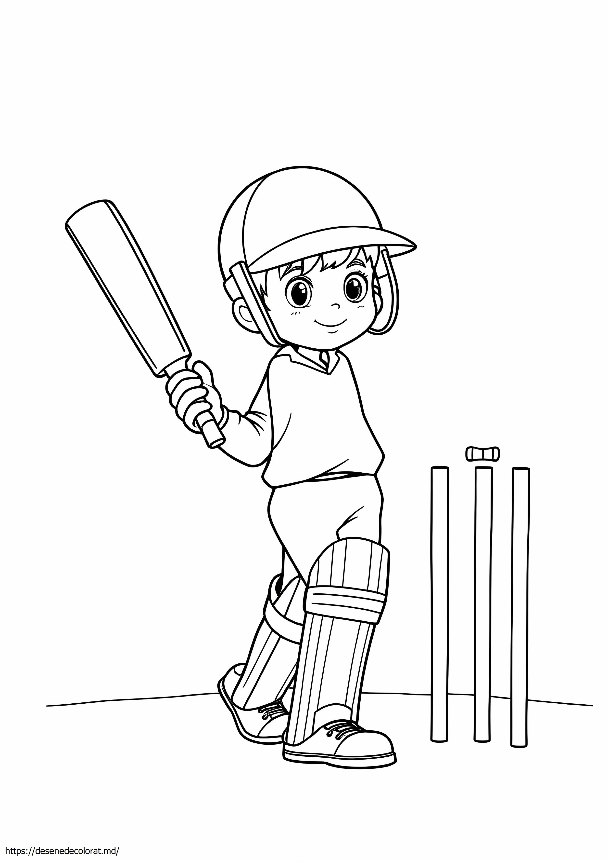Jucând cricket