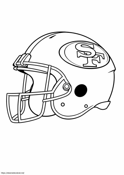 Casca de fotbal 49ers