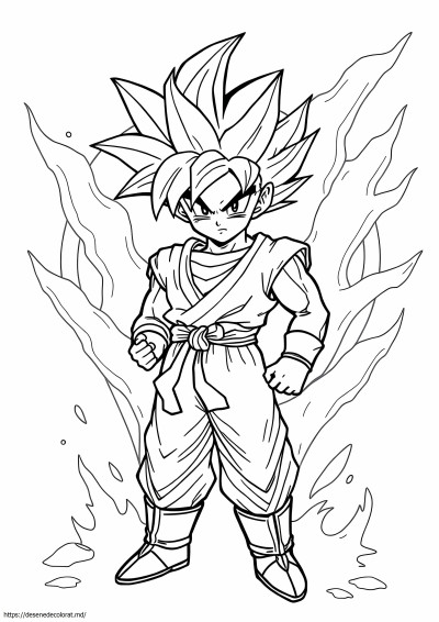 Super saiyan dragon ball z