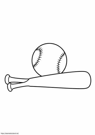 Bâtă și minge de baseball