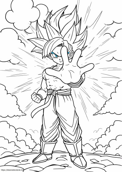 Super saiyan blue goku kamehameha