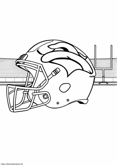Casca de fotbal broncos