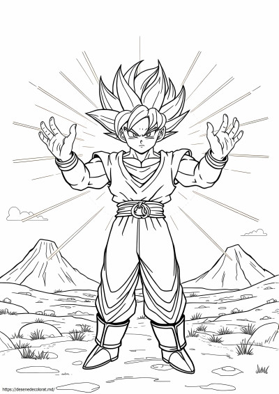 Super saiyan goku kamehameha