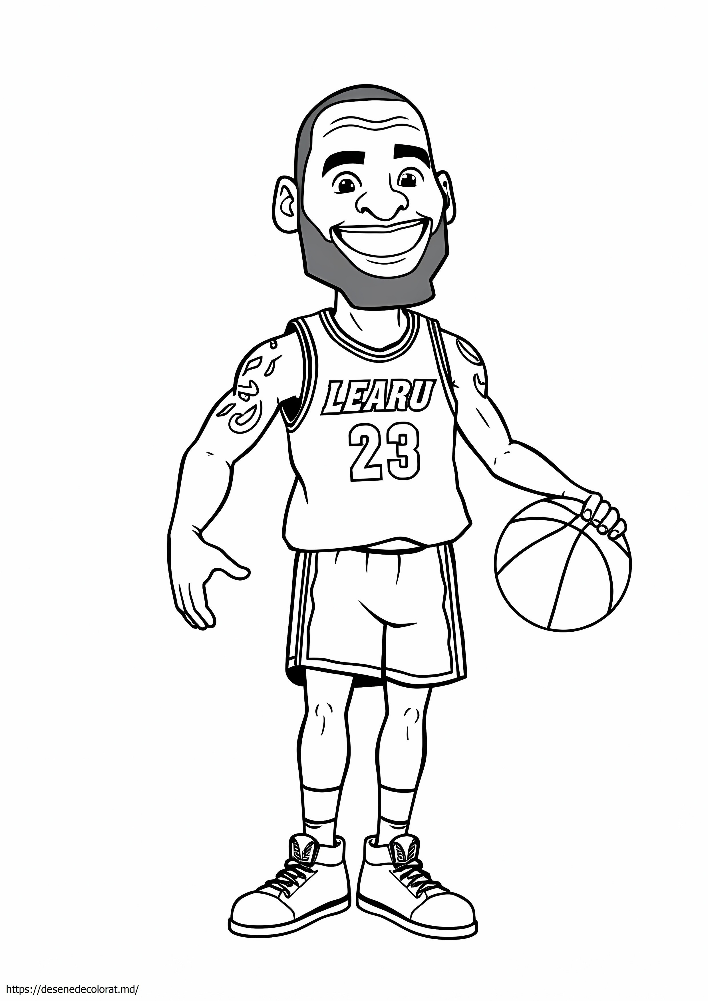 Desen pe lebron james