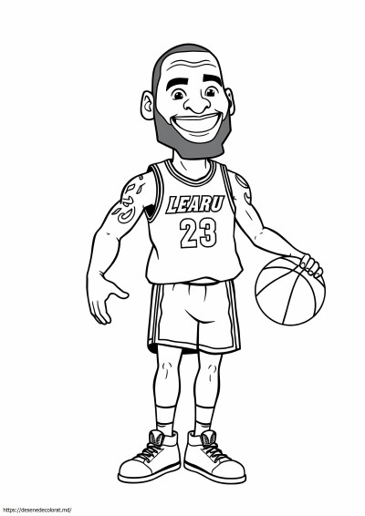 Desen pe lebron james