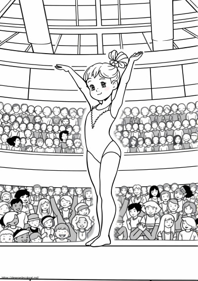 Fată de gimnastică