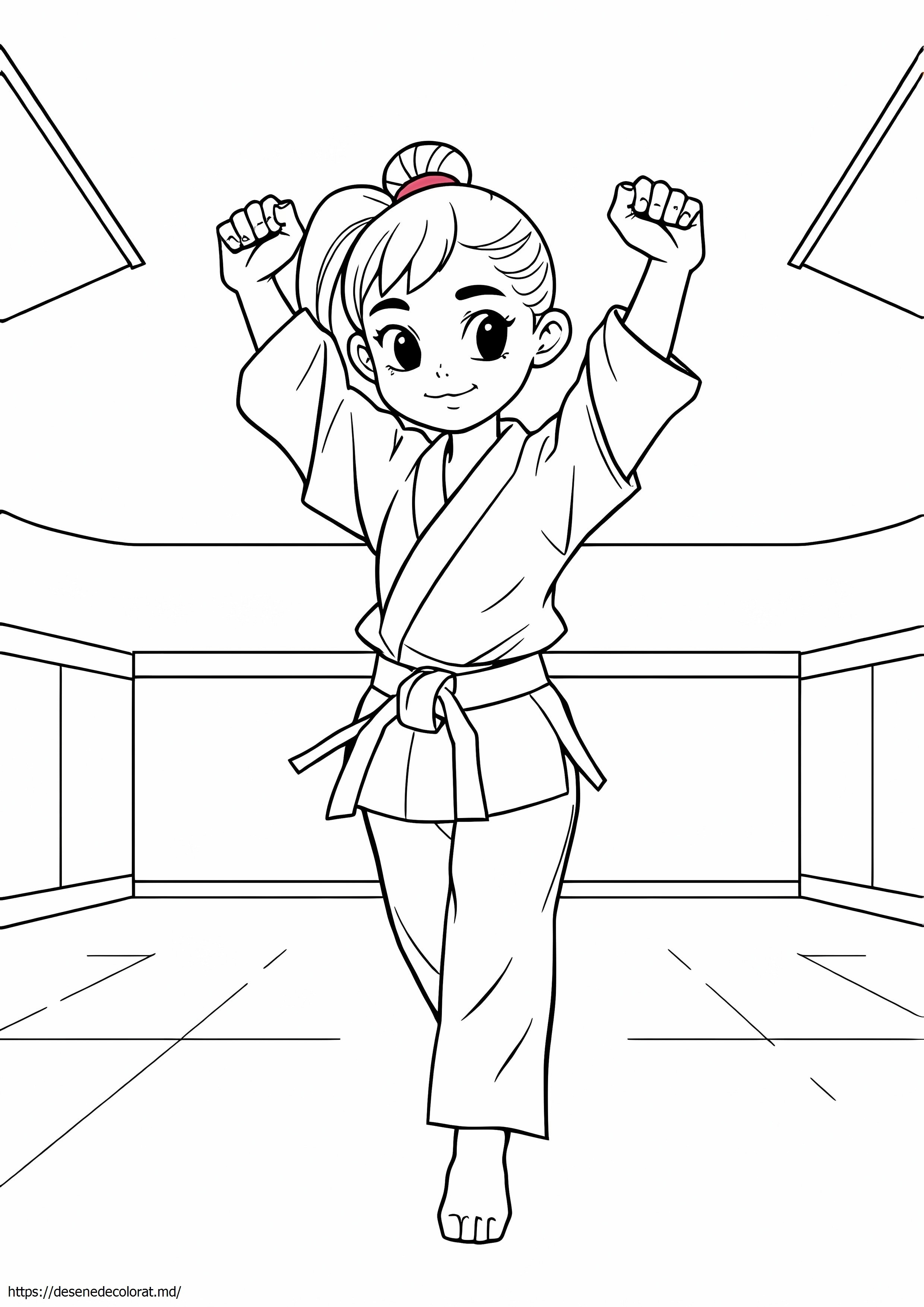 Fata de karate