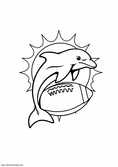 Logo-ul delfinilor din miami