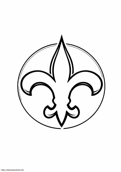 Logo-ul sfinților din New Orleans