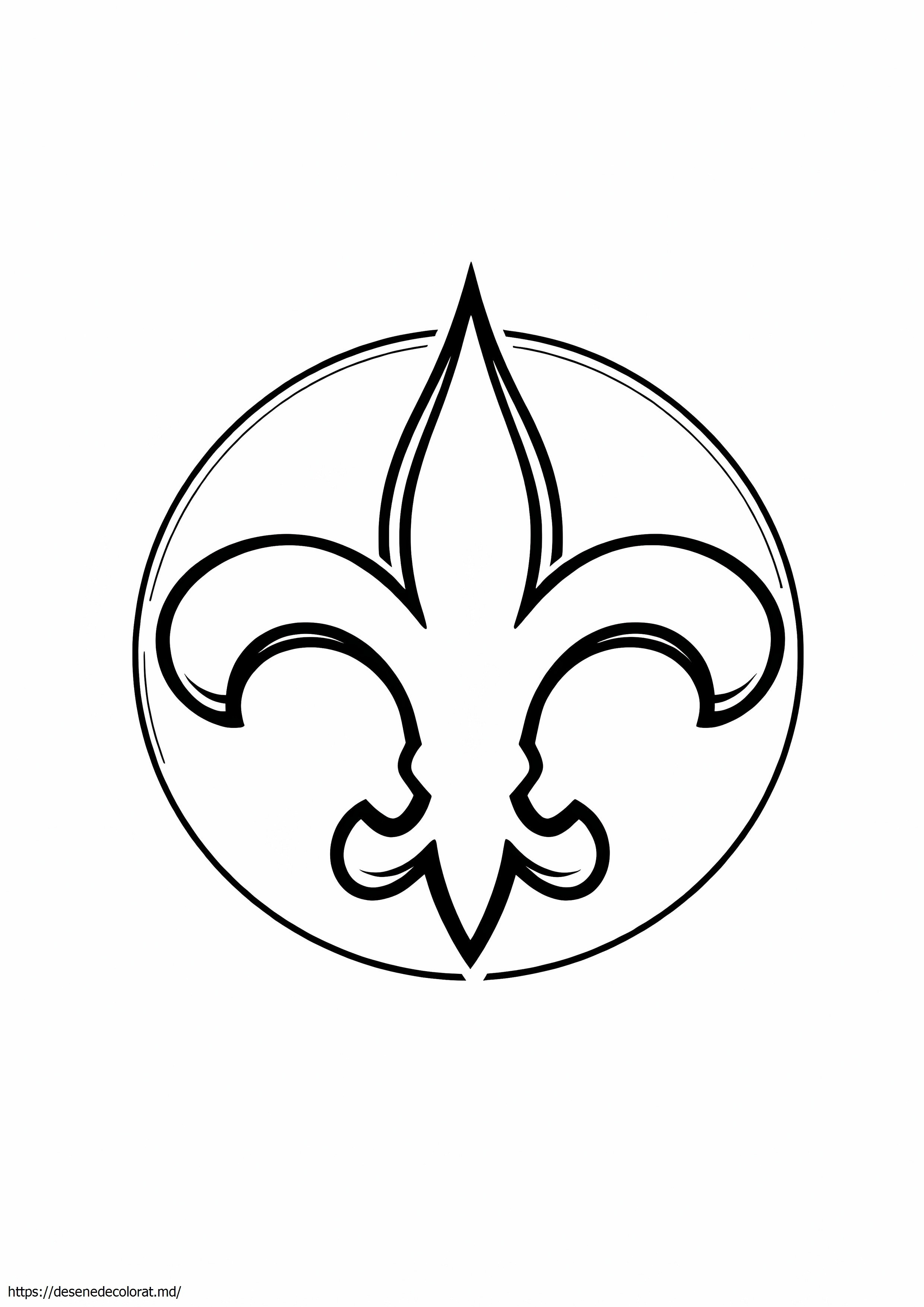 Logo-ul sfinților din New Orleans