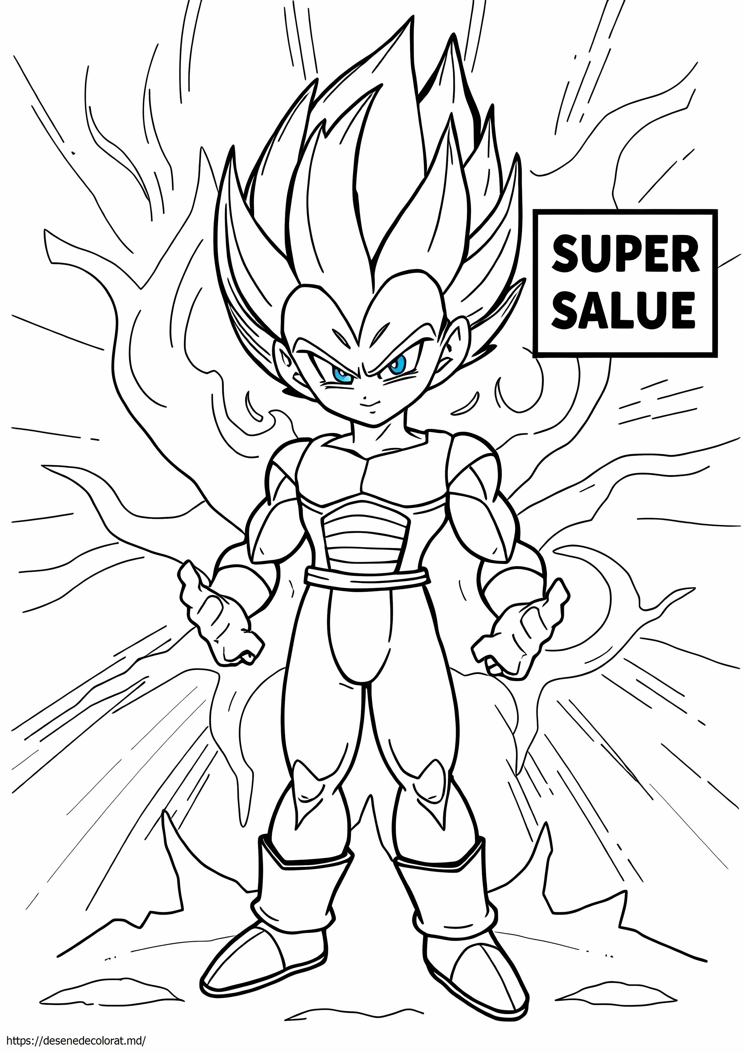 Vegeta super saiyan blue