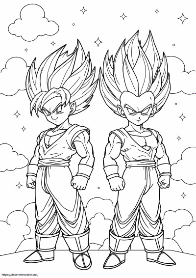 Vegeta super saiyan goku