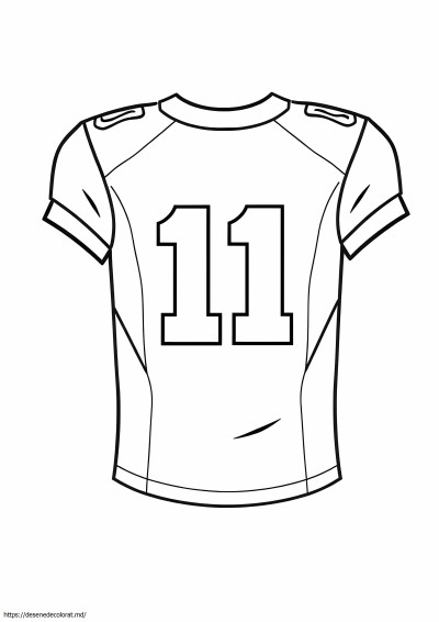 Șablon de tricou de fotbal