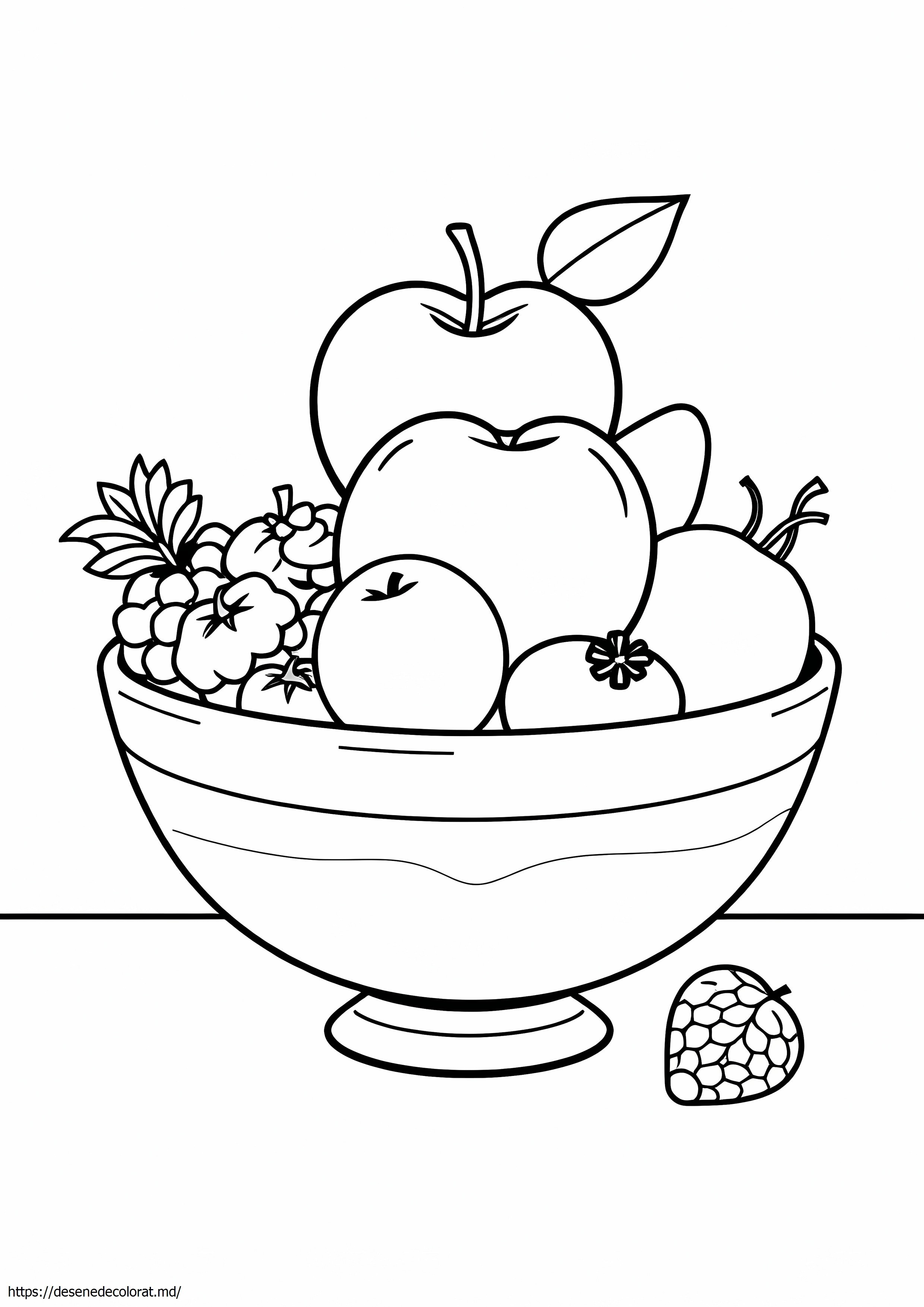Fructe într-un bol