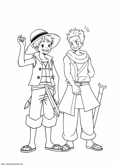 Zoro, luffy