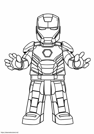 Avansat lego iron man