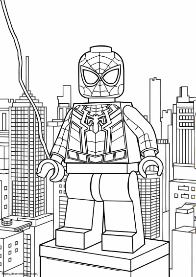 Revenirea acasă lego spiderman