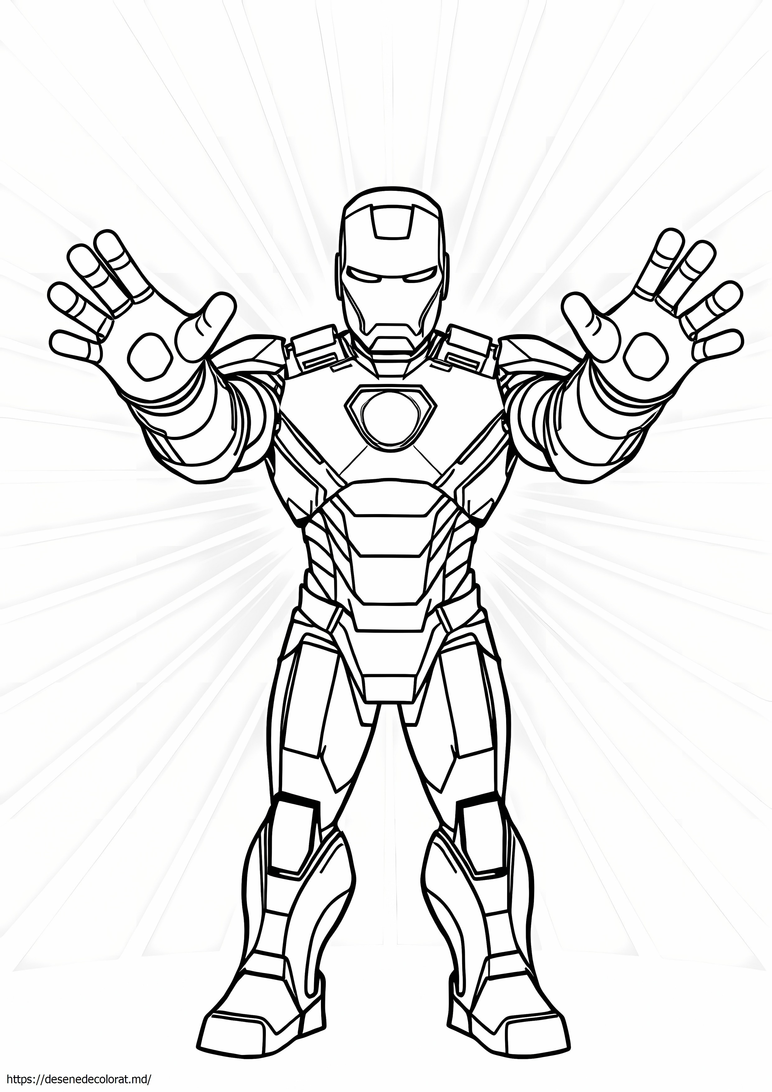 Iron man desen pentru