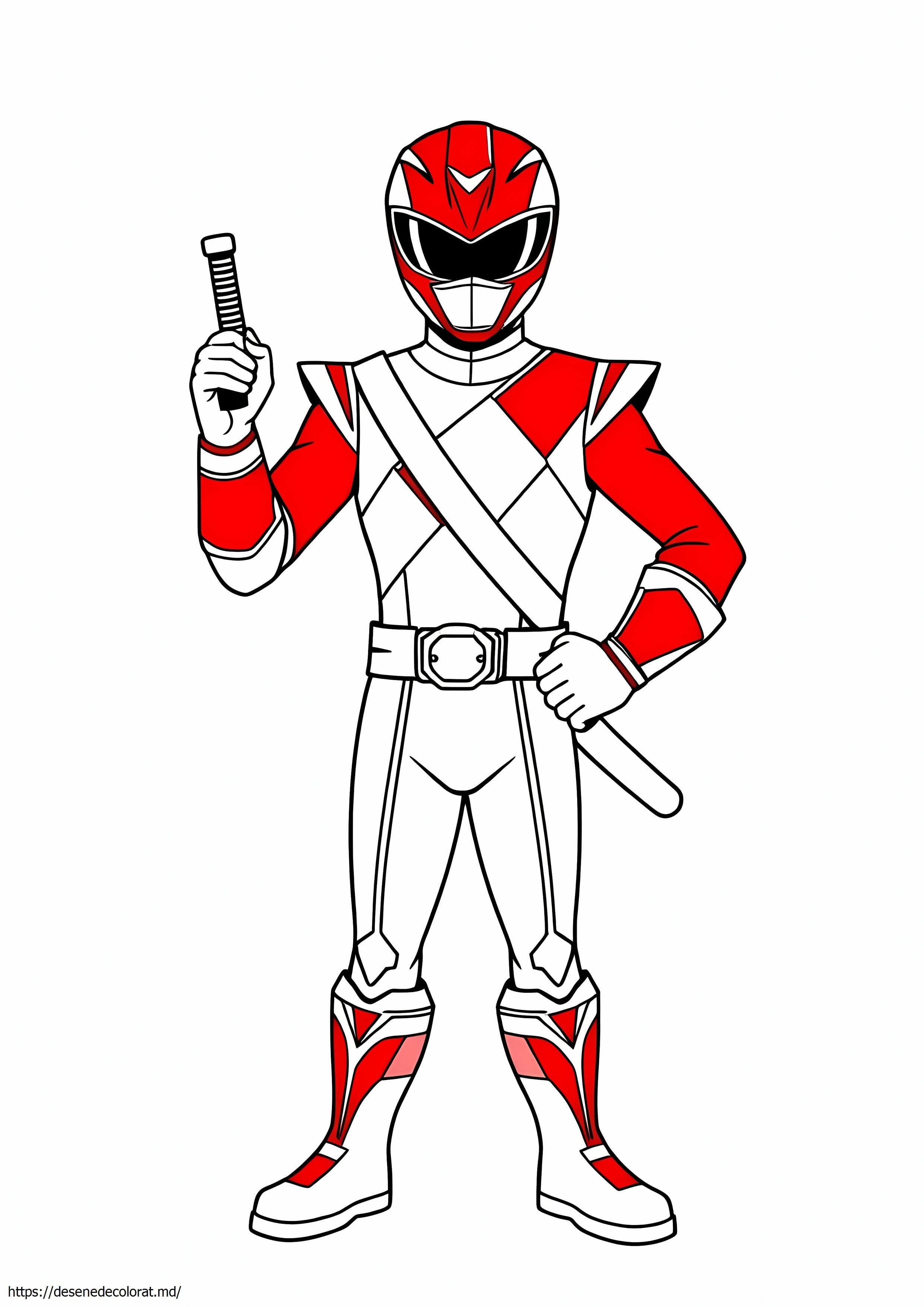 Red ranger power rangers ninja steel