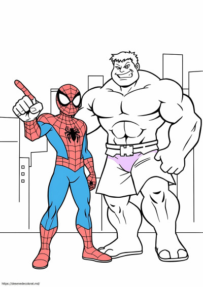 Spidey și prietenii săi minunați hulk