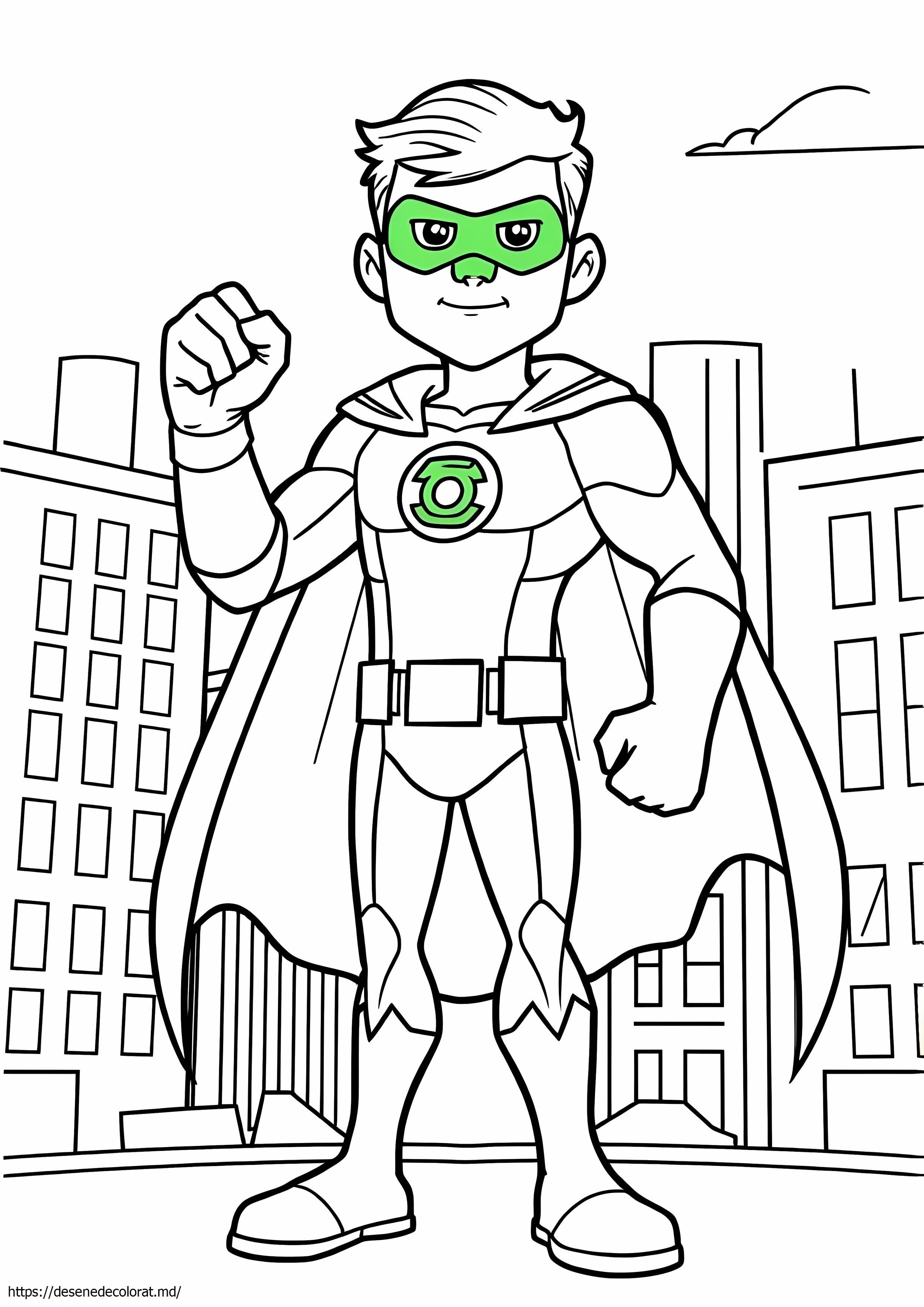 Lanterna verde super-erou