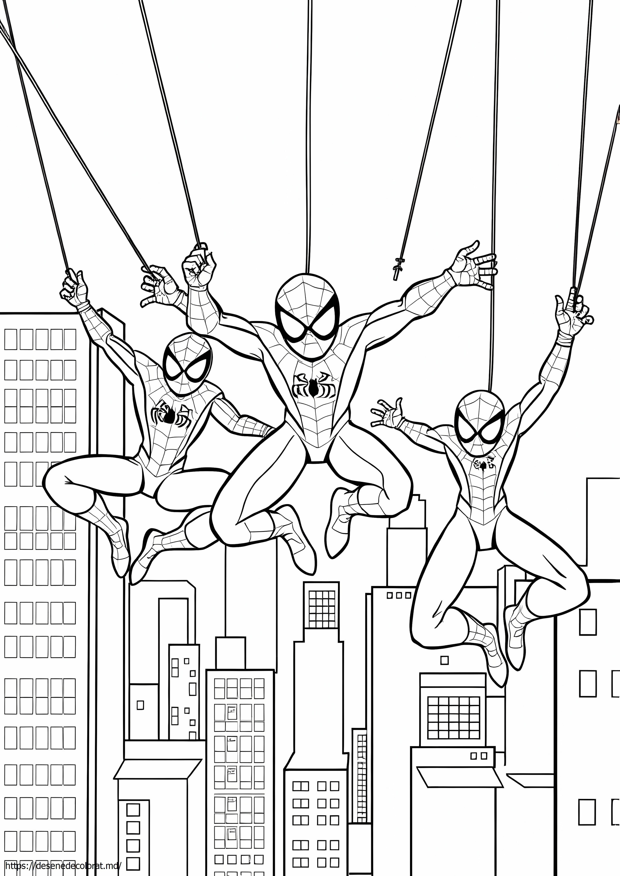 Trei spiderman