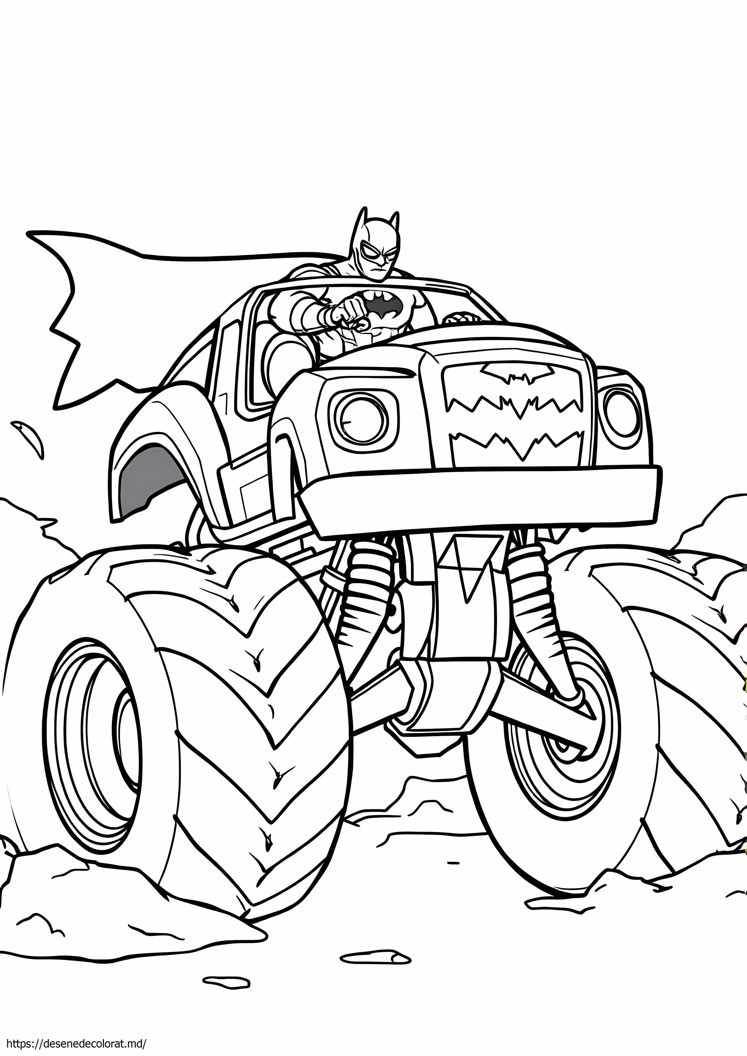 Camion monstru batman spiderman