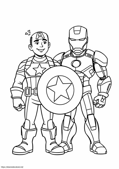 Căpitanul america iron man