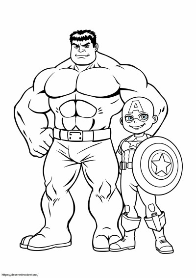 Hulk și căpitanul America