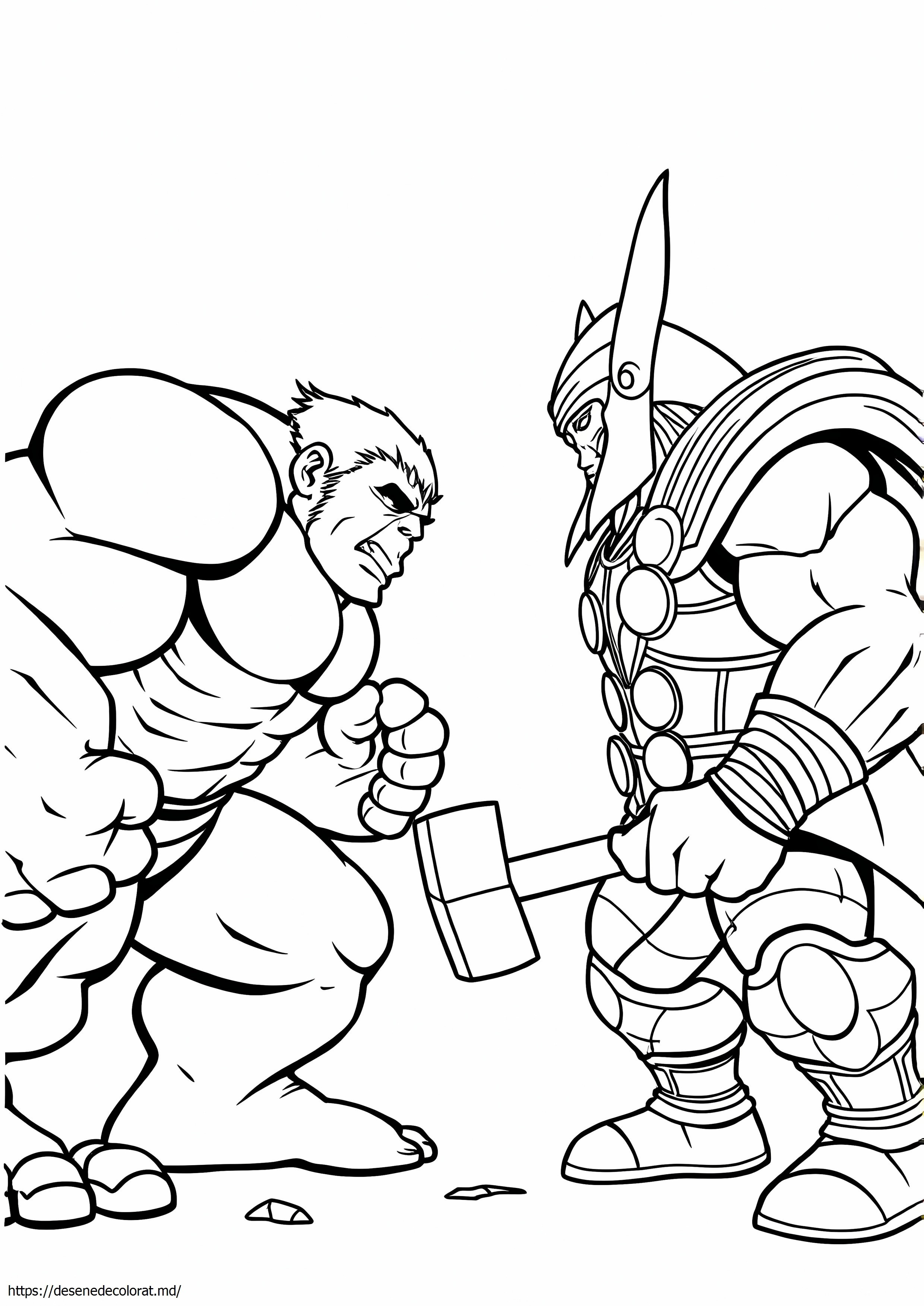 Hulk vs thor