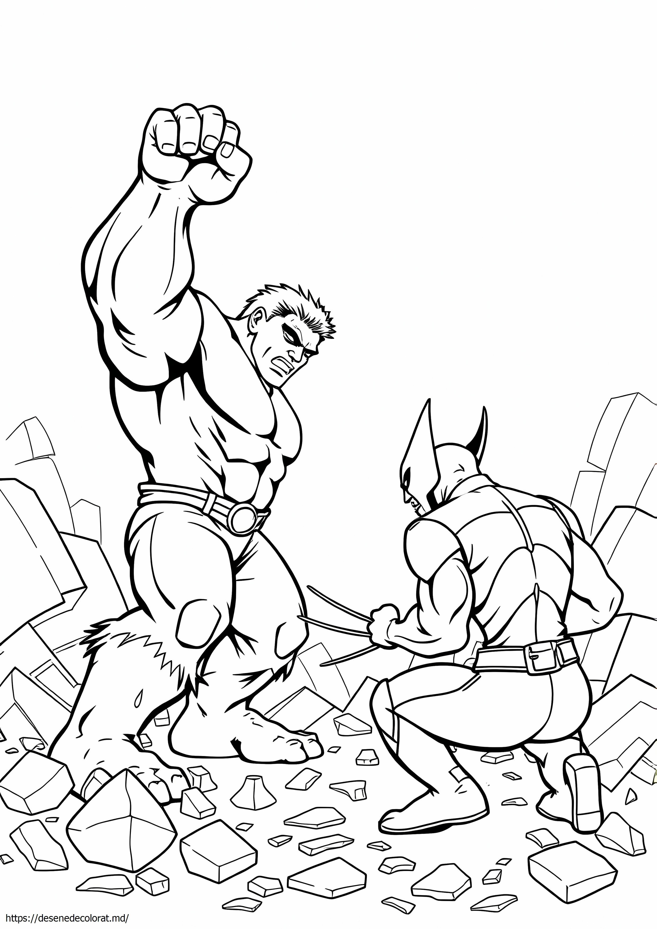 Hulk vs Wolverine