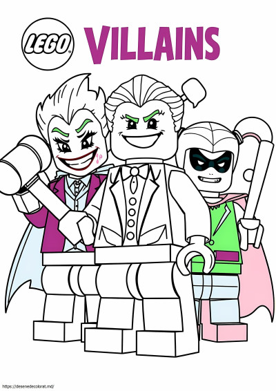 Lego dc răufăcători